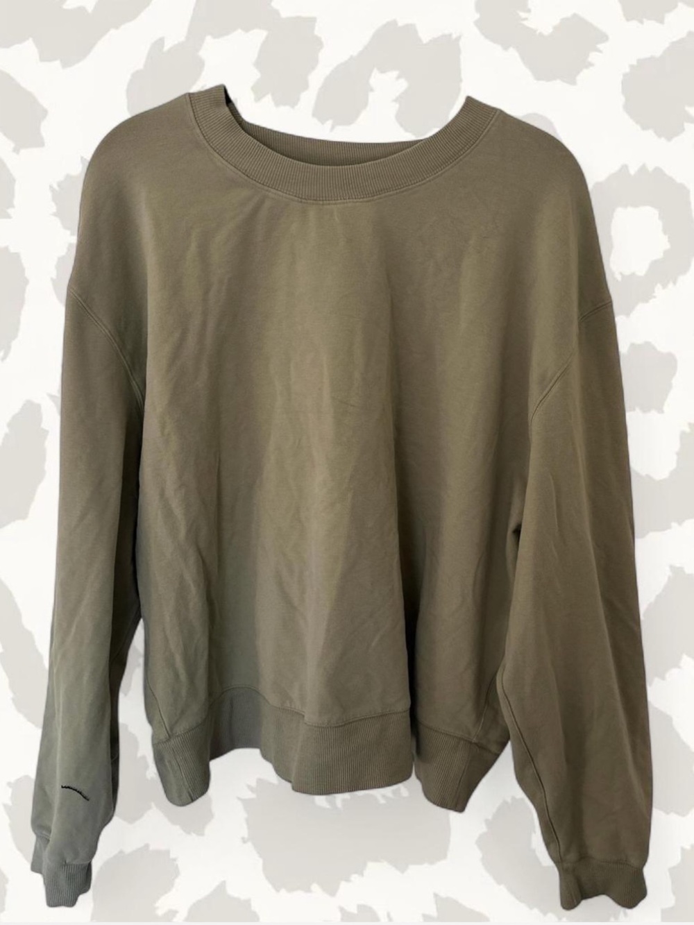Abercrombie & Fitch Olive Crewneck Sweatshirt